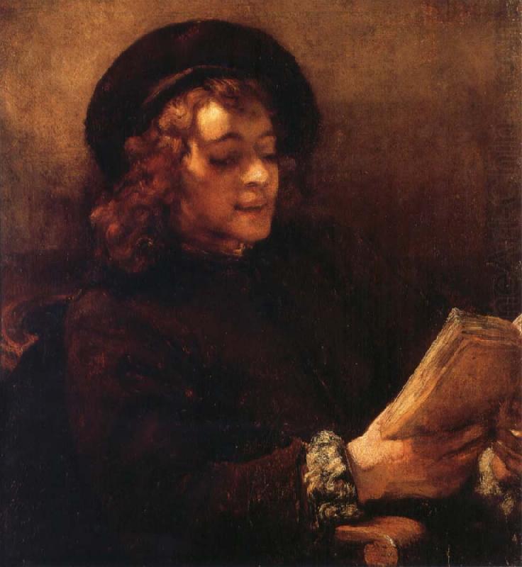 Titus Reading, REMBRANDT Harmenszoon van Rijn